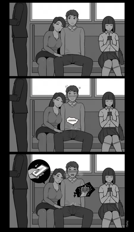 What's wrong my love? Something going on downstairs? (Art by @mare_ten)