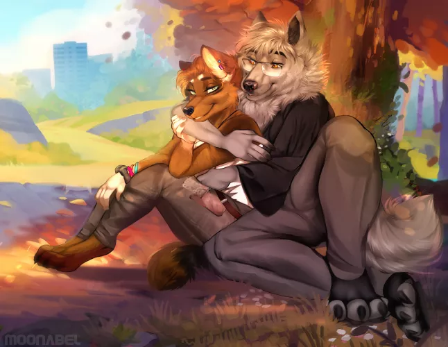 Whats your favorite season of the year? I think autumn is beautiful <3 commission artwork done by me, @moonabel on FA