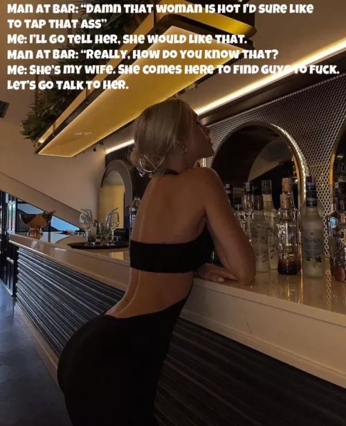 When a cuckold takes his wife to a bar…