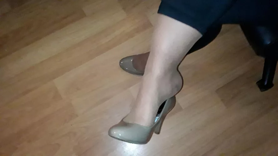 When a cute sales rep walks in...