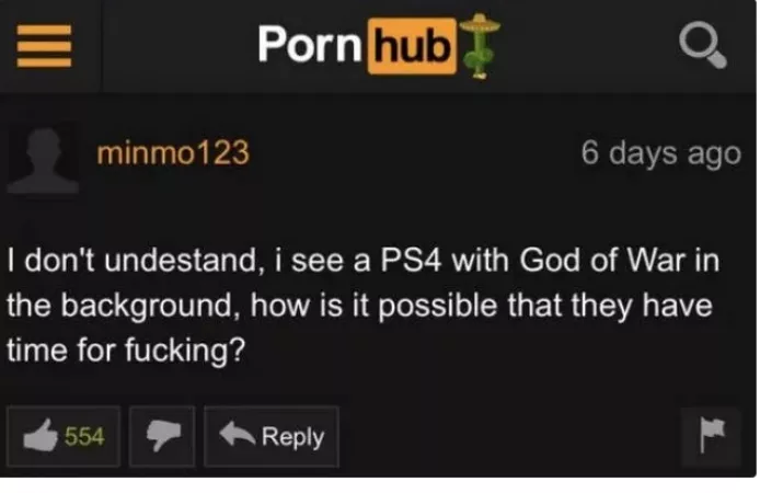 when a gamer joined Pornhub