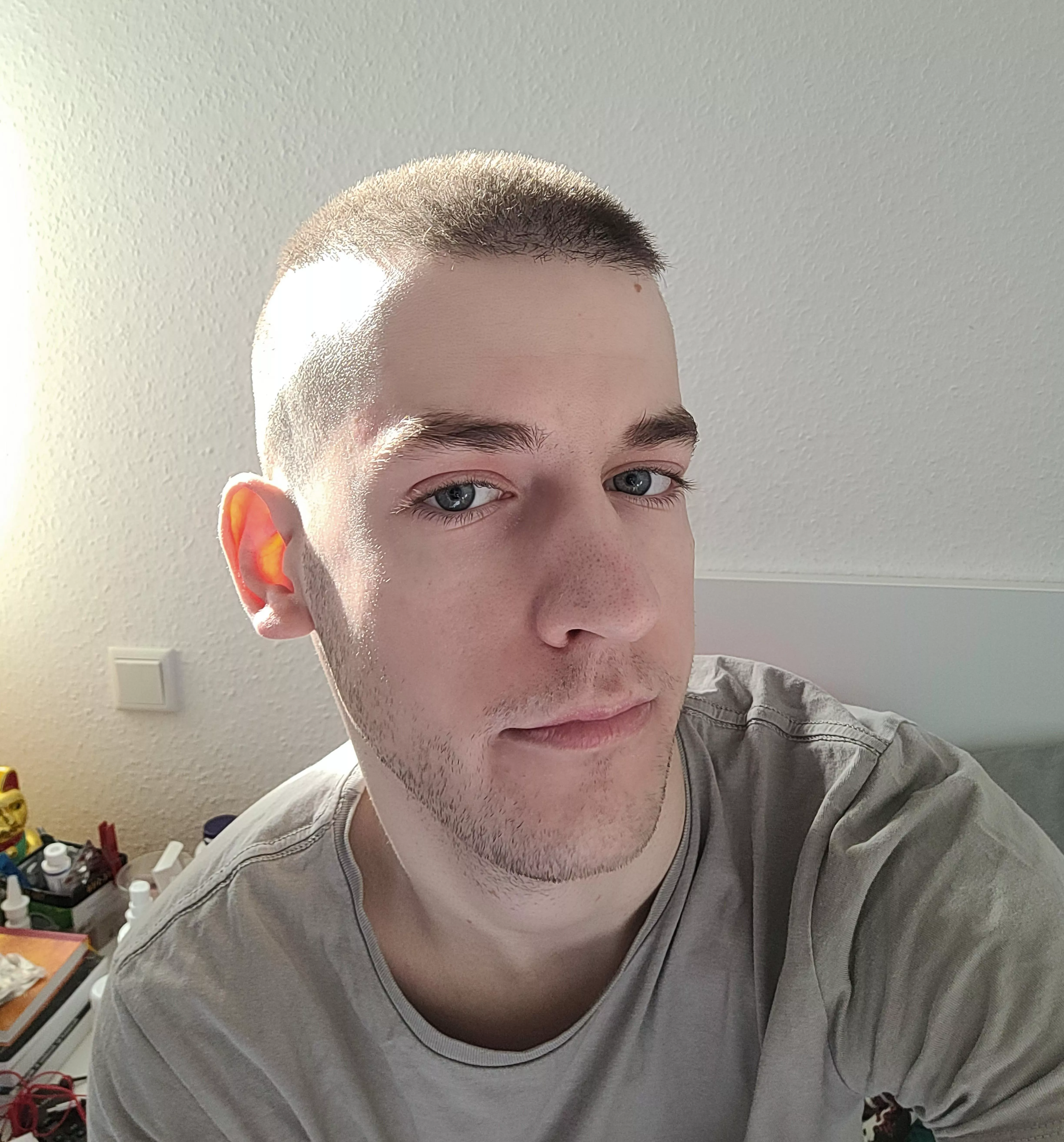 When every last bit of your acne is gone and you realize you have great skin now