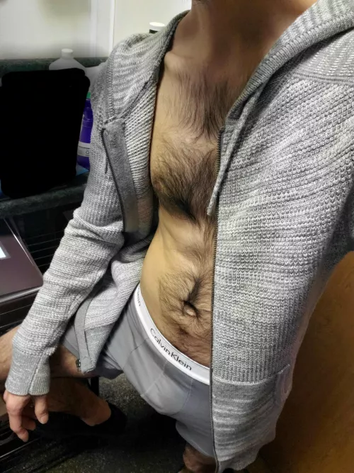 when everyone goes home, I can hang out in my boxers ;)