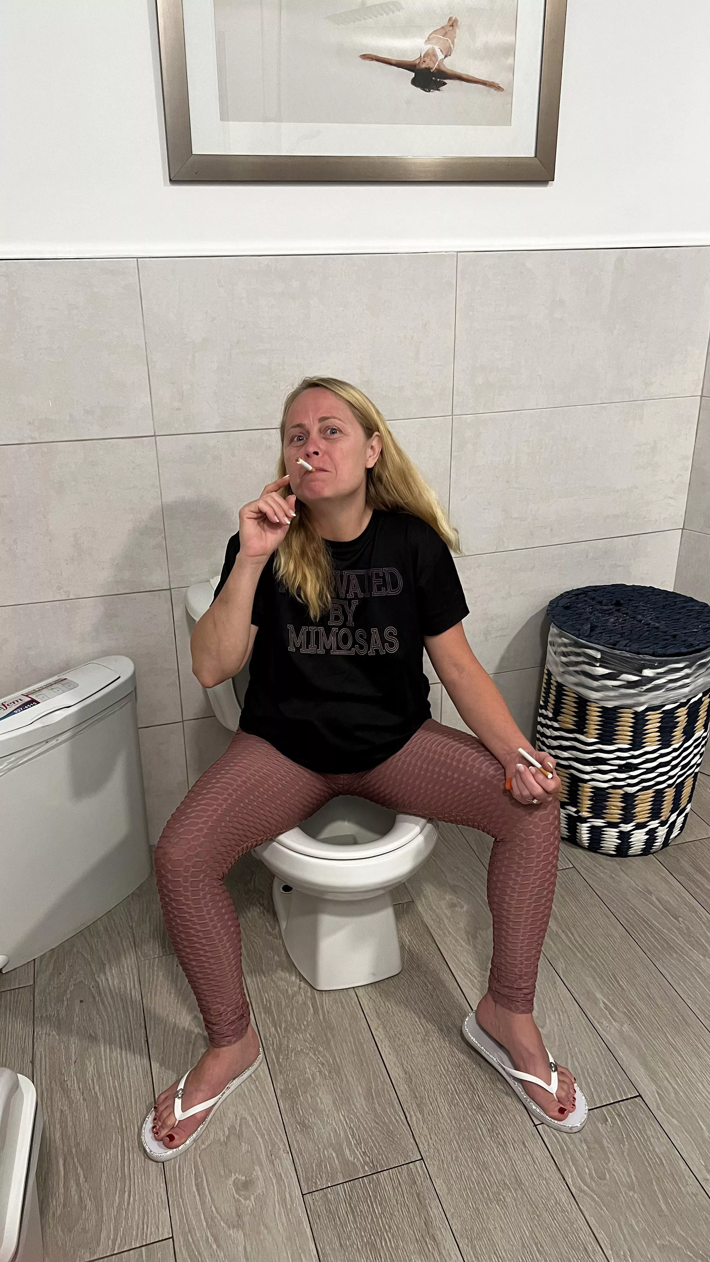 When smoking is banned, you do what you have to 😈