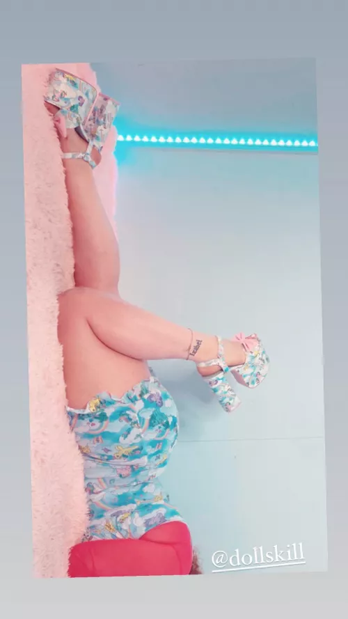 When the heels match the dress