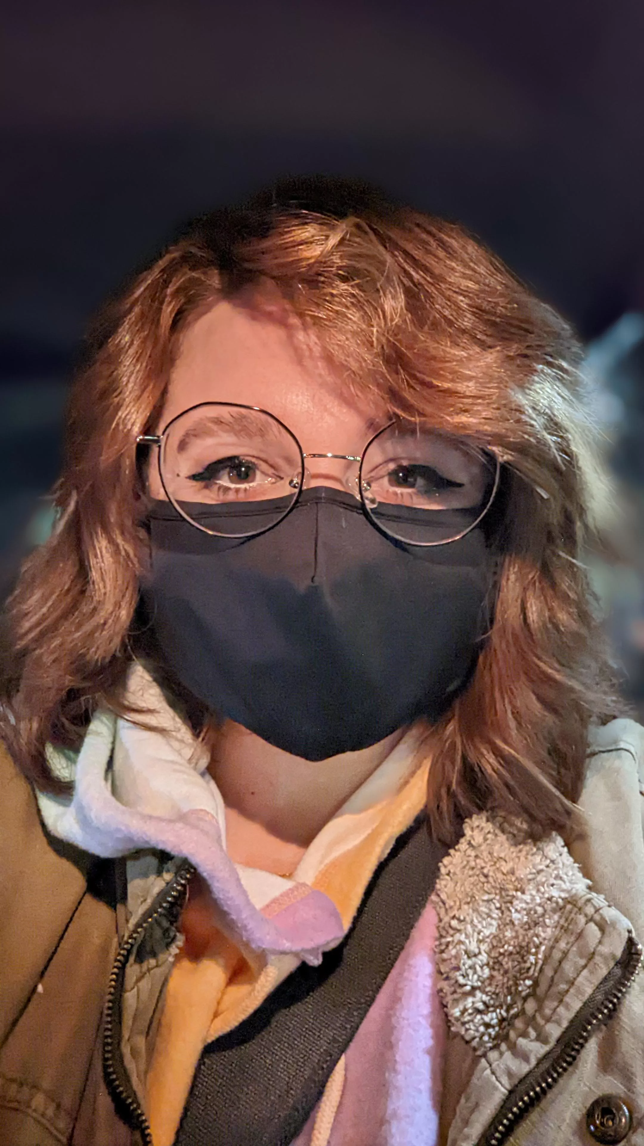 When the sunlight is just right.