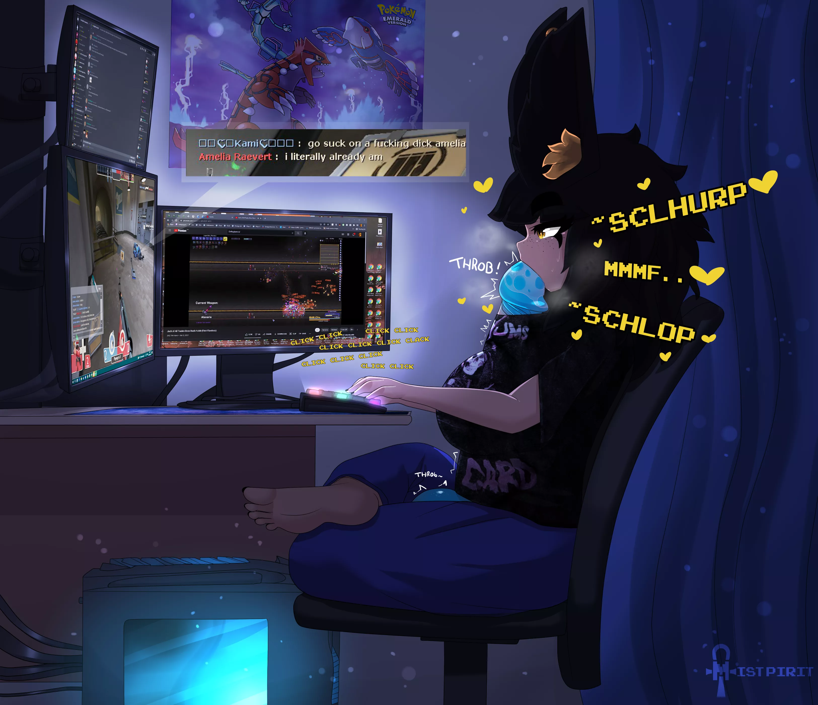 When they say to go suck a dick but you already are