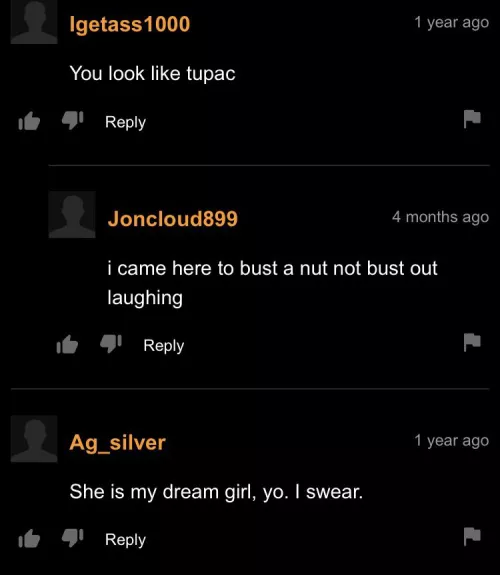 When Tupac is your dream girl