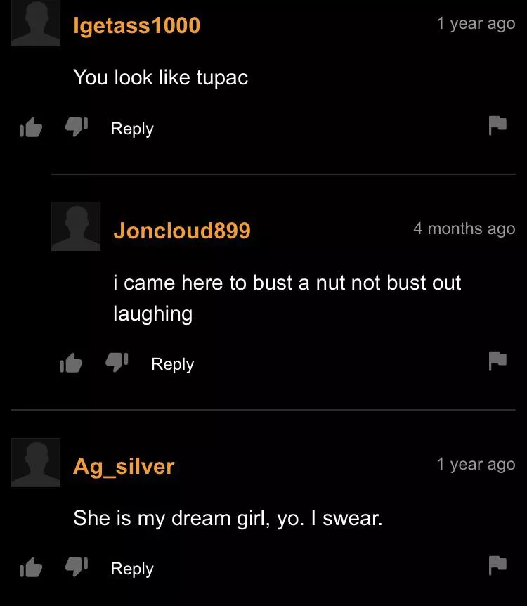 When Tupac is your dream girl