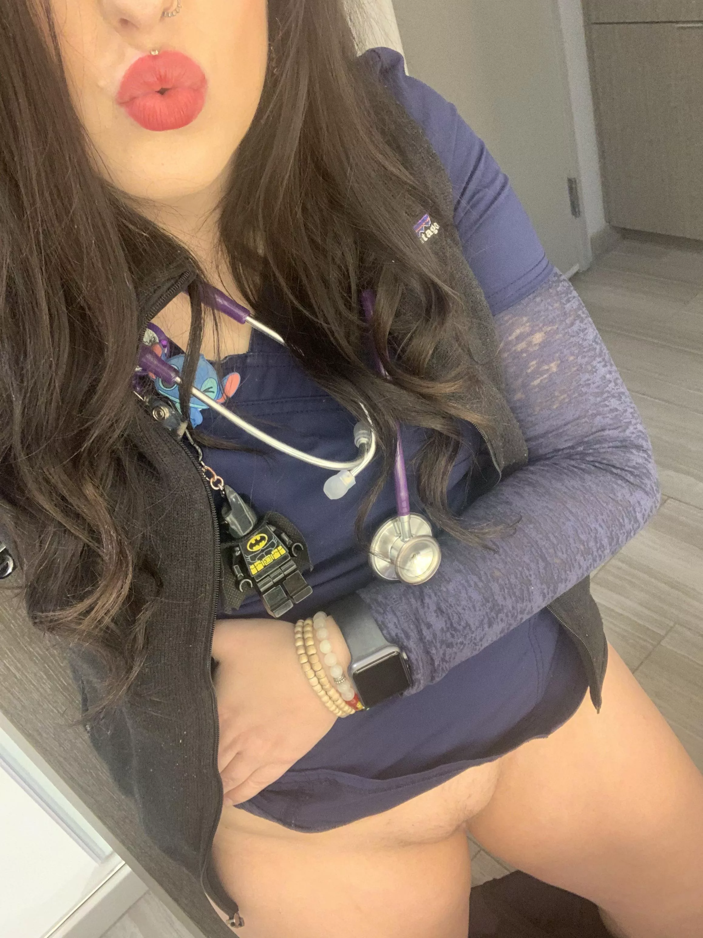 When you are a nurse, but a brat too 😇😇 When you are a nurse, but a brat too 😇😇
