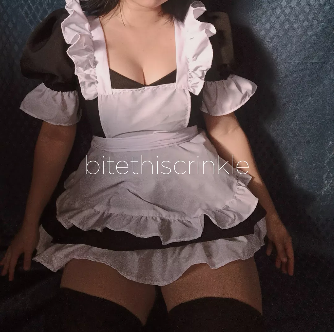 When you are a talented slut! Here's the maid costume I'm currently working on. š¤ When you are a talented slut! Here's the maid costume I'm currently working on. š¤