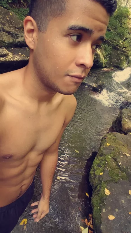 When you drop your phone in the river and have to go in after it 🏊♂️