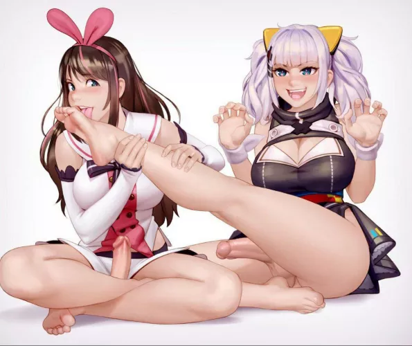 When you finish licking the foot, you'll get something tastier 👅