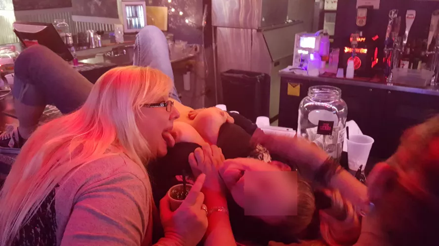 When you go out for a quick drink and