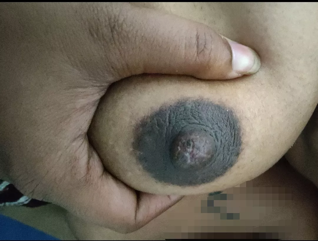 When you lipstick her nipples with cum