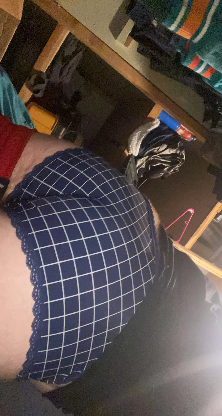 When you wanna play but you have a friend over so you just wear panties for the day When you wanna play but you have a friend over so you just wear panties for the day