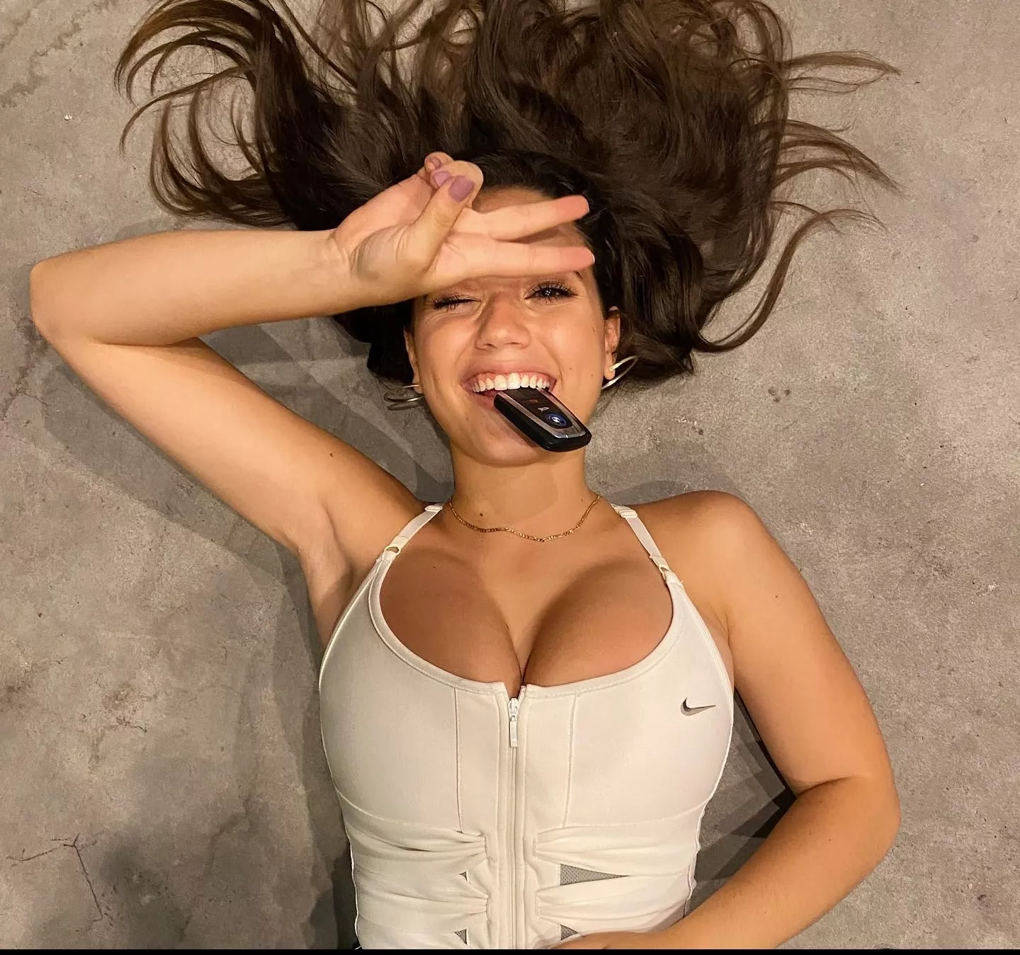 When your tits nearly suffocate you 😂