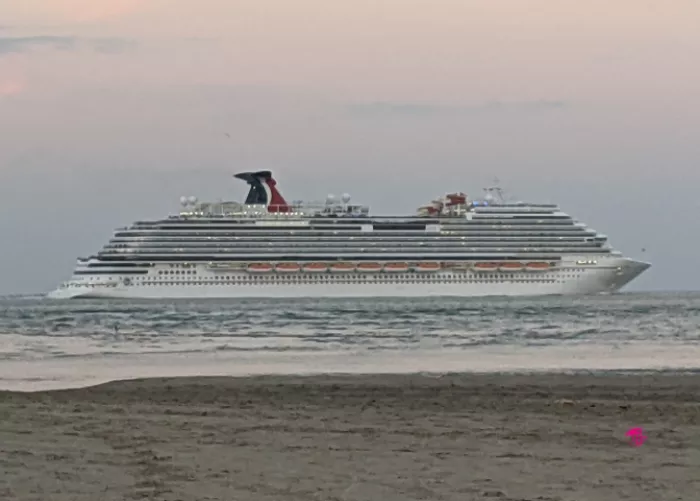When you're on the beach at the right time. ;) Galveston, Texas