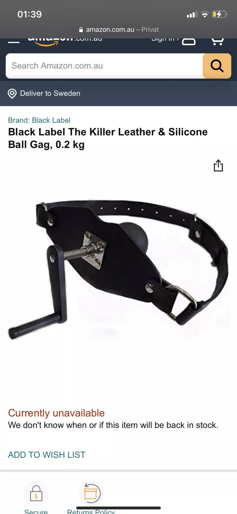 Where can i find a gag like this in eu?