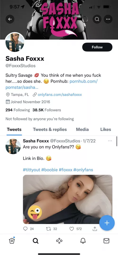 Where is Sasha? Not active on Twitter or her onlyfans…anyone know?