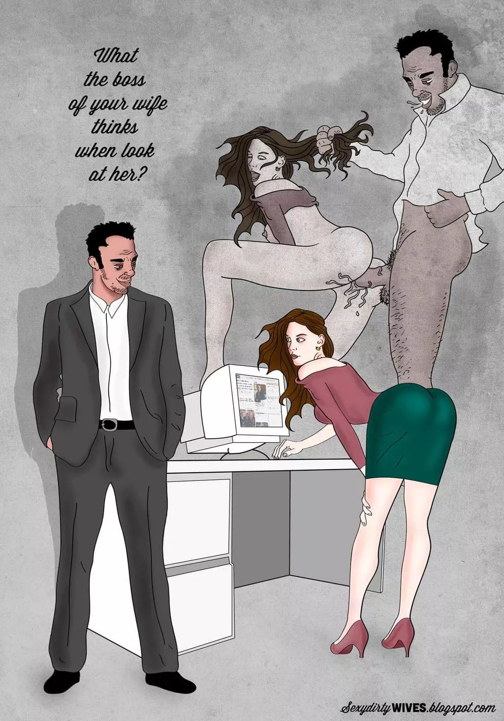 Where someone else sees cheating, a real cuck sees an oportunity for his wife to get a raise. Where someone else sees cheating, a real cuck sees an oportunity for his wife to get a raise.