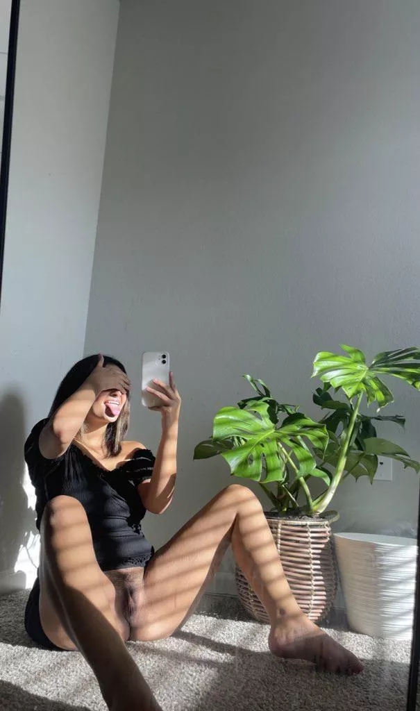 Where would you cum? On my tongue or in my warm pussy? 👅 Where would you cum? On my tongue or in my warm pussy? 👅