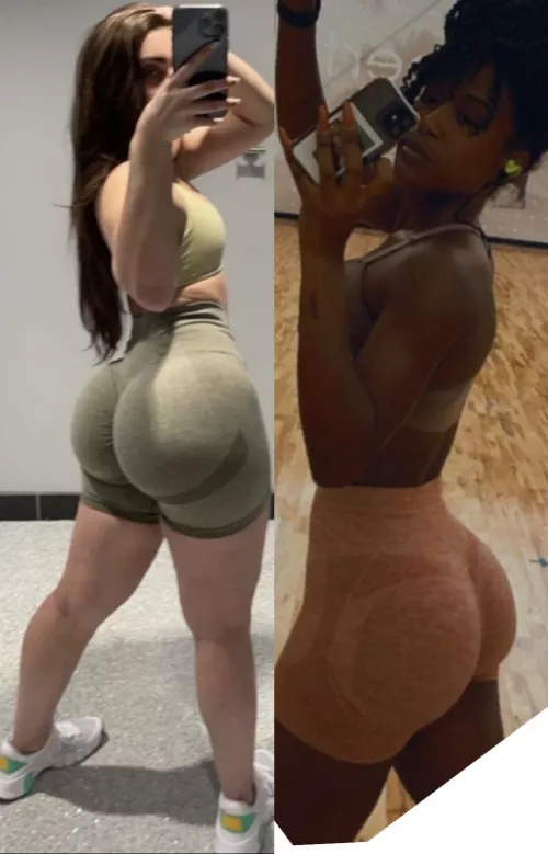 Which booty too big from the other