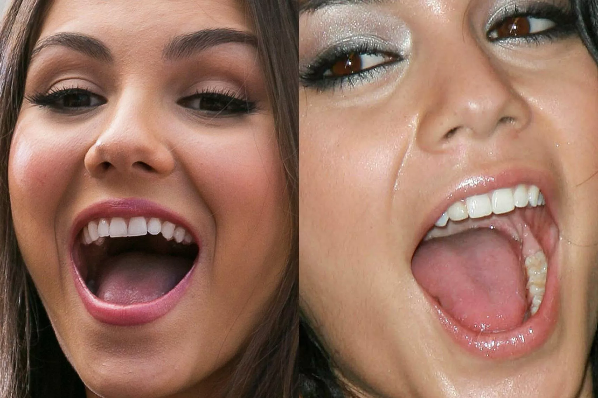 Which mouth would you like to fill with cum? Victoria Justice or Vanessa Hudgens? Which mouth would you like to fill with cum? Victoria Justice or Vanessa Hudgens?