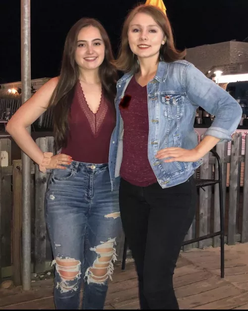 Which of these two nerdy girls deserves cum after the bar and why? Condom or no condom?