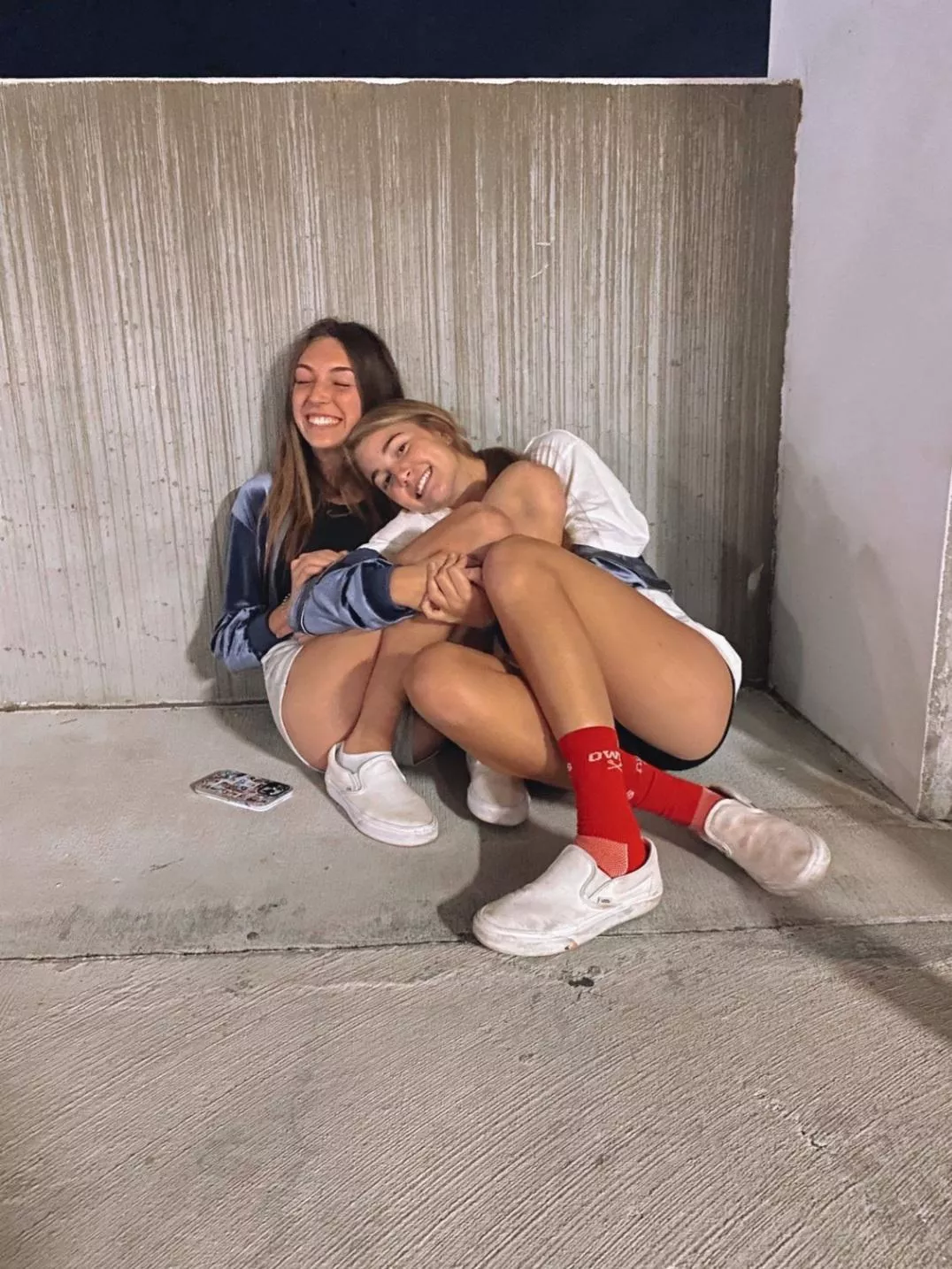 Which one gets taken behind the dumpster?