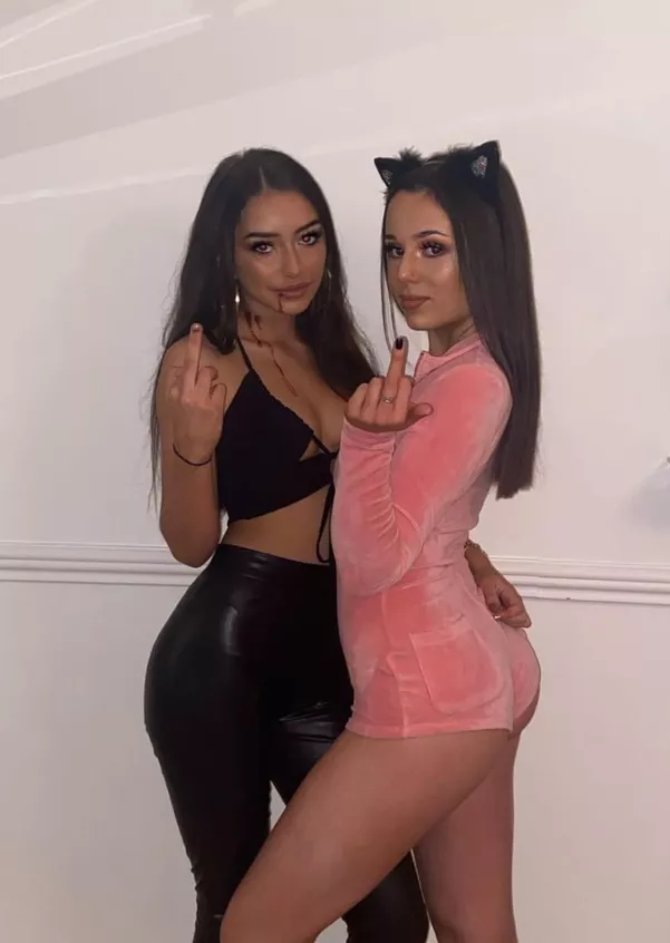 Which one is getting the finger