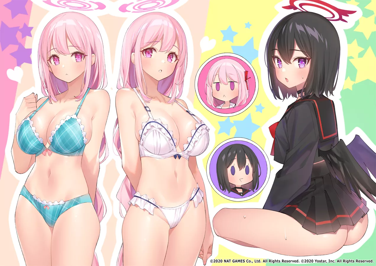 Which one u prefer [Blue Archive] by (popqn)