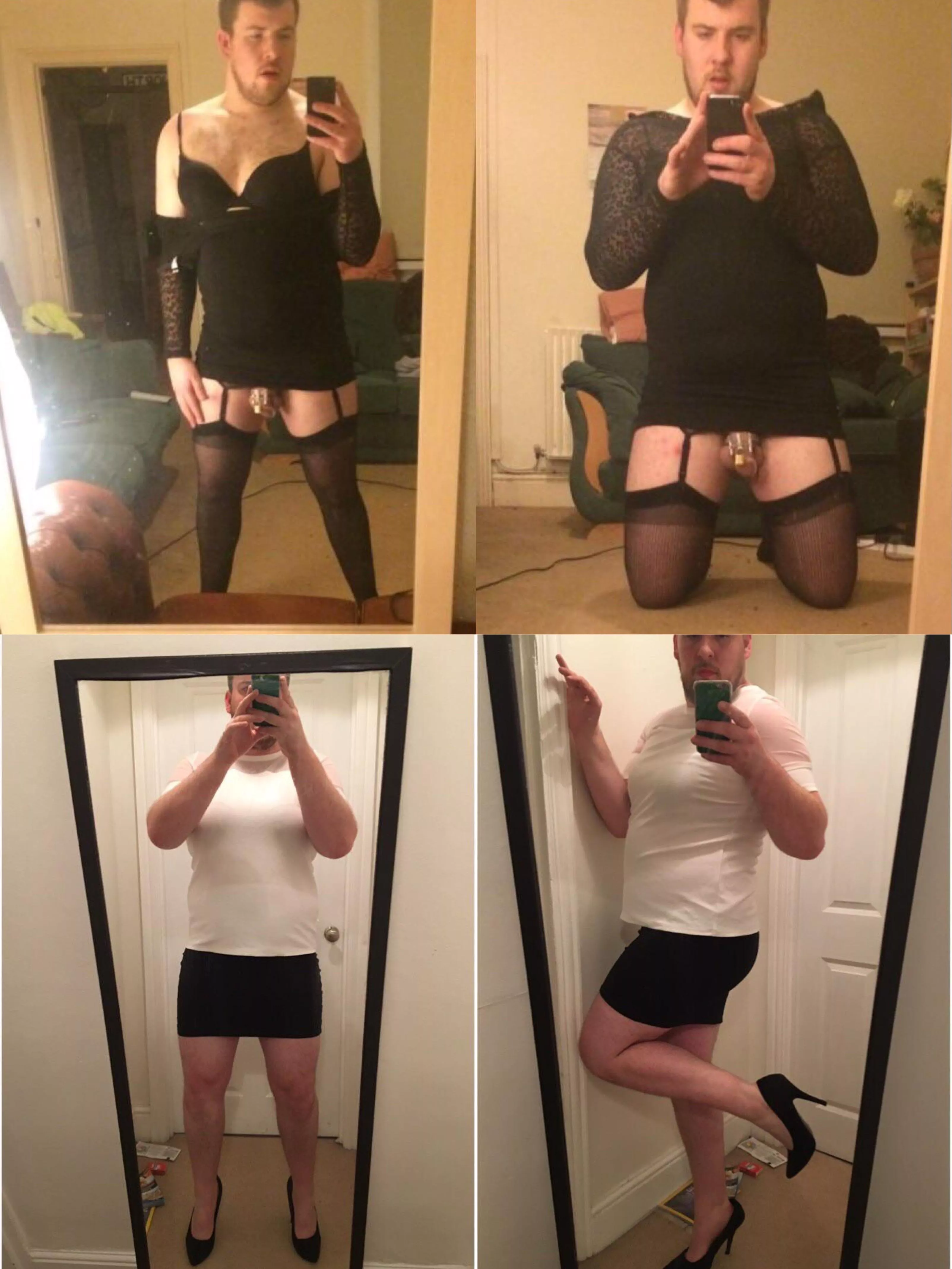 Which outfit do you prefer? Daytime or nighttime? ❤️🔒