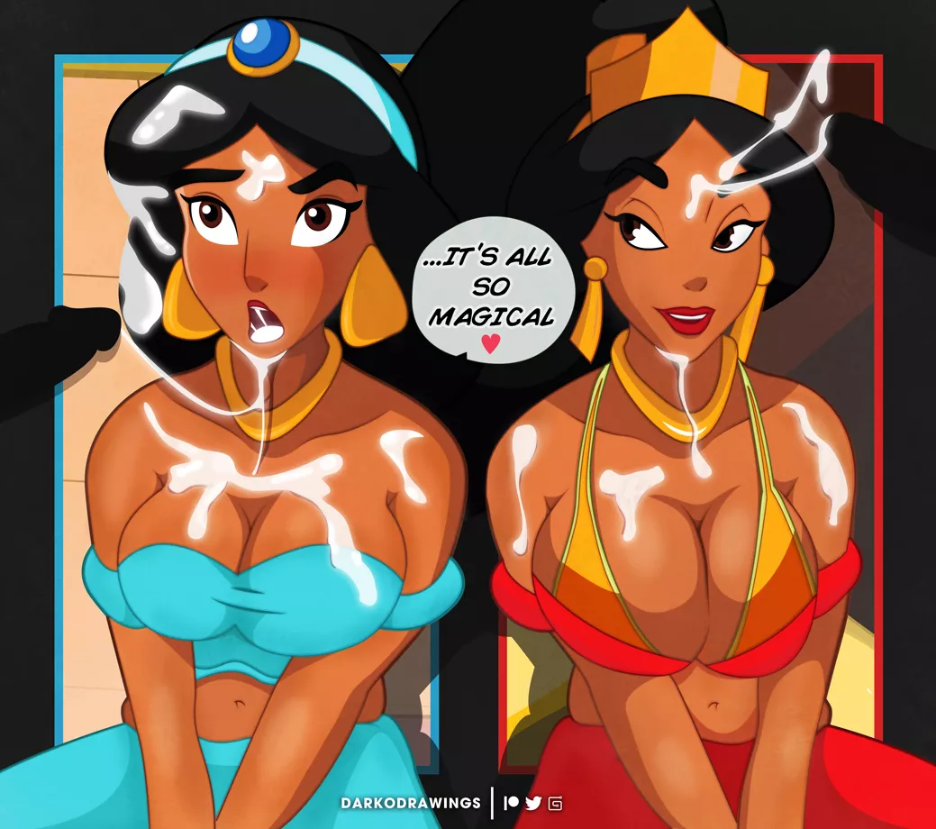Which Princess Jasmine would you choose? (DarkoDrawings) nudes by  DarkoDesign