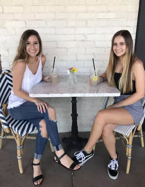 Which sister’s legs would you spread? [2]