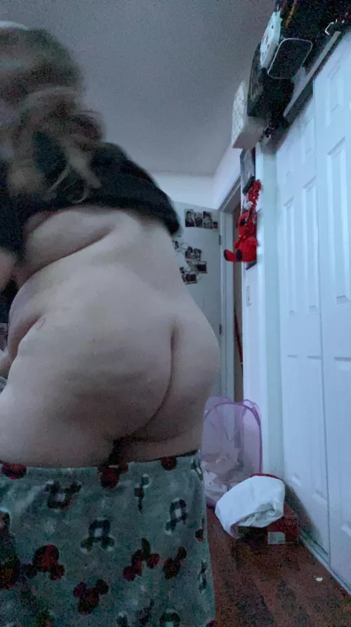 While she was changing