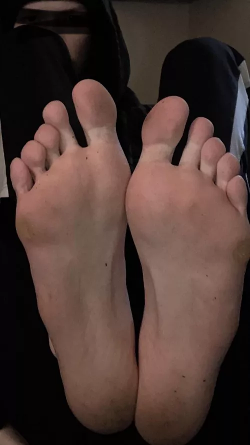 White boy feet