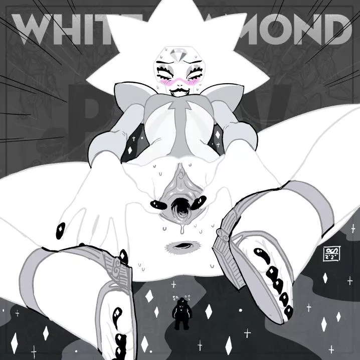 White Diamond desperately wants to experience the ‘ol Universe charm! (Art by OcaWorld) White Diamond desperately wants to experience the ‘ol Universe charm! (Art by OcaWorld)