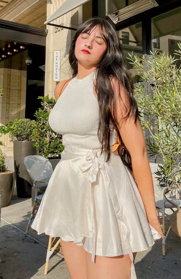 White dress