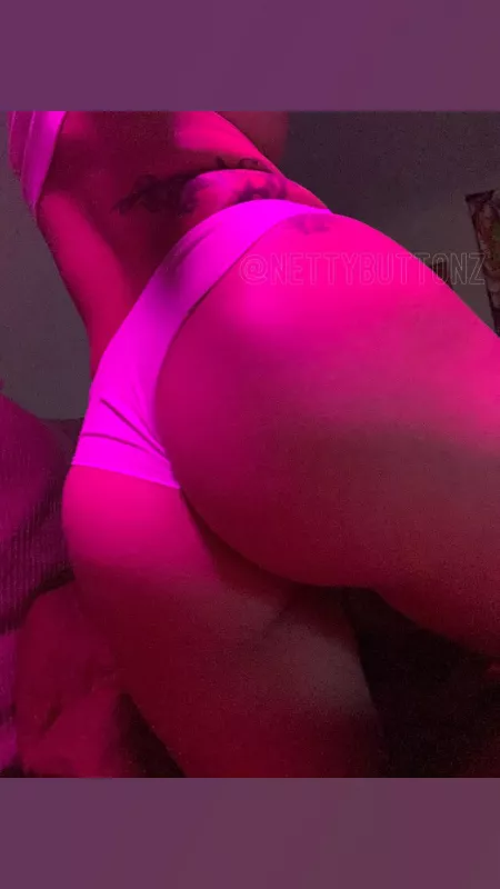 White panties, under neon lights, are my favorite! [f]