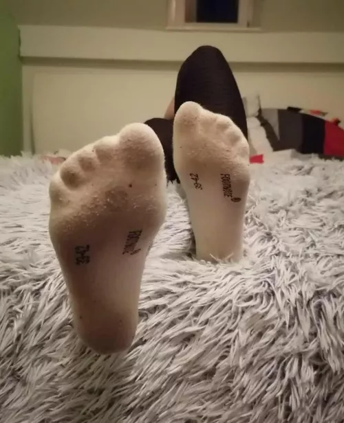 white socks