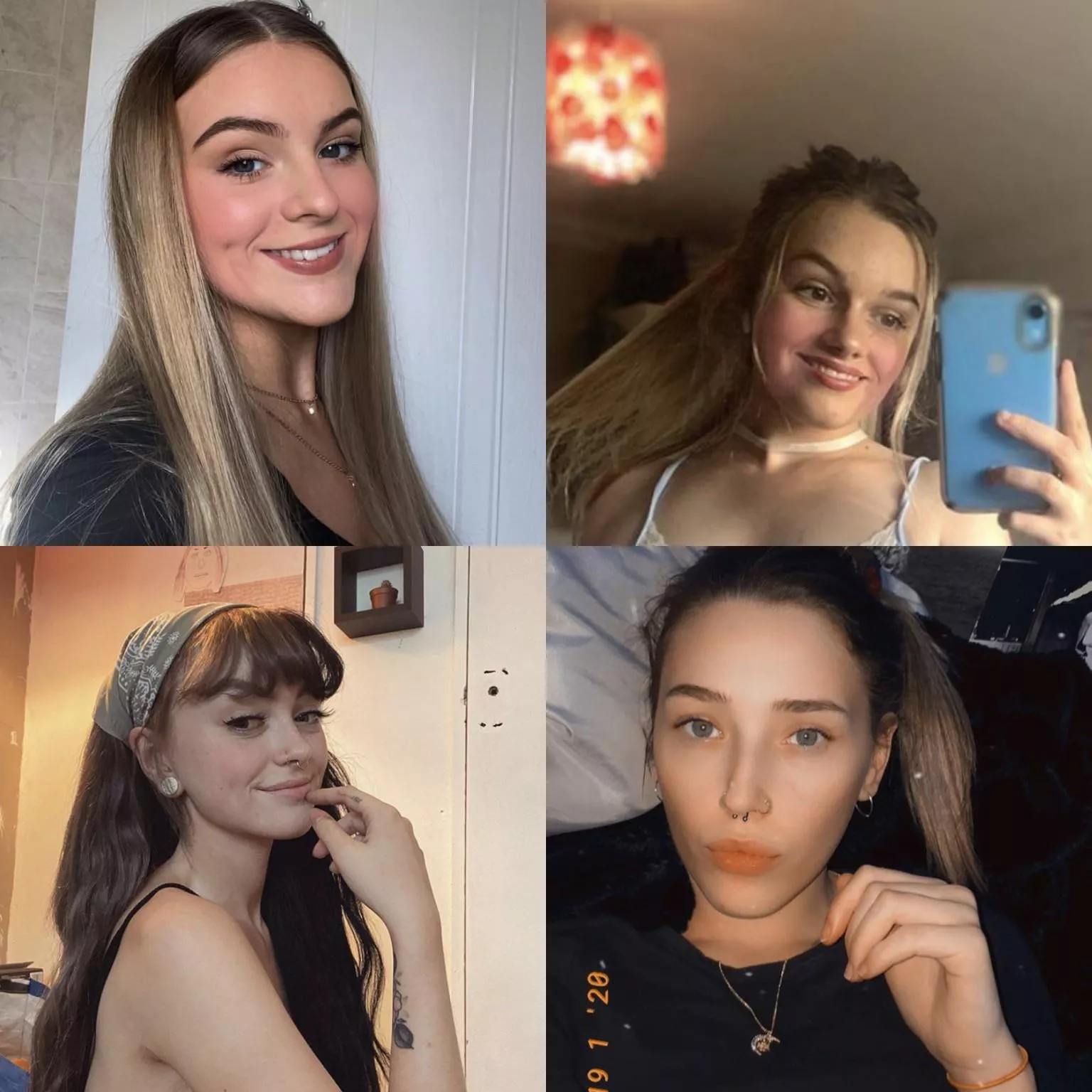 Who are you face smashing in order of most brutal and nasty to most gentle and soft?