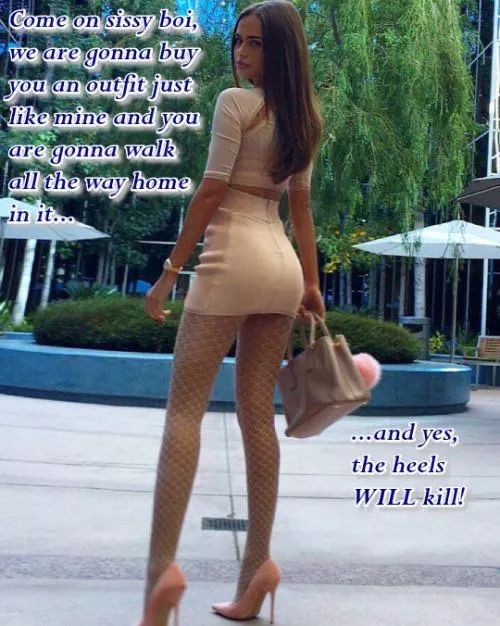 Who doesn’t love a new sissy outfit, and the chance to show everyone how much of a slut you are… heaven! 😍 Who doesn’t love a new sissy outfit, and the chance to show everyone how much of a slut you are… heaven! 😍