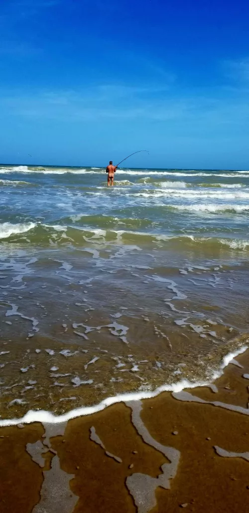 Who doesn't love fishing naked? I can't wait for warm weather again!