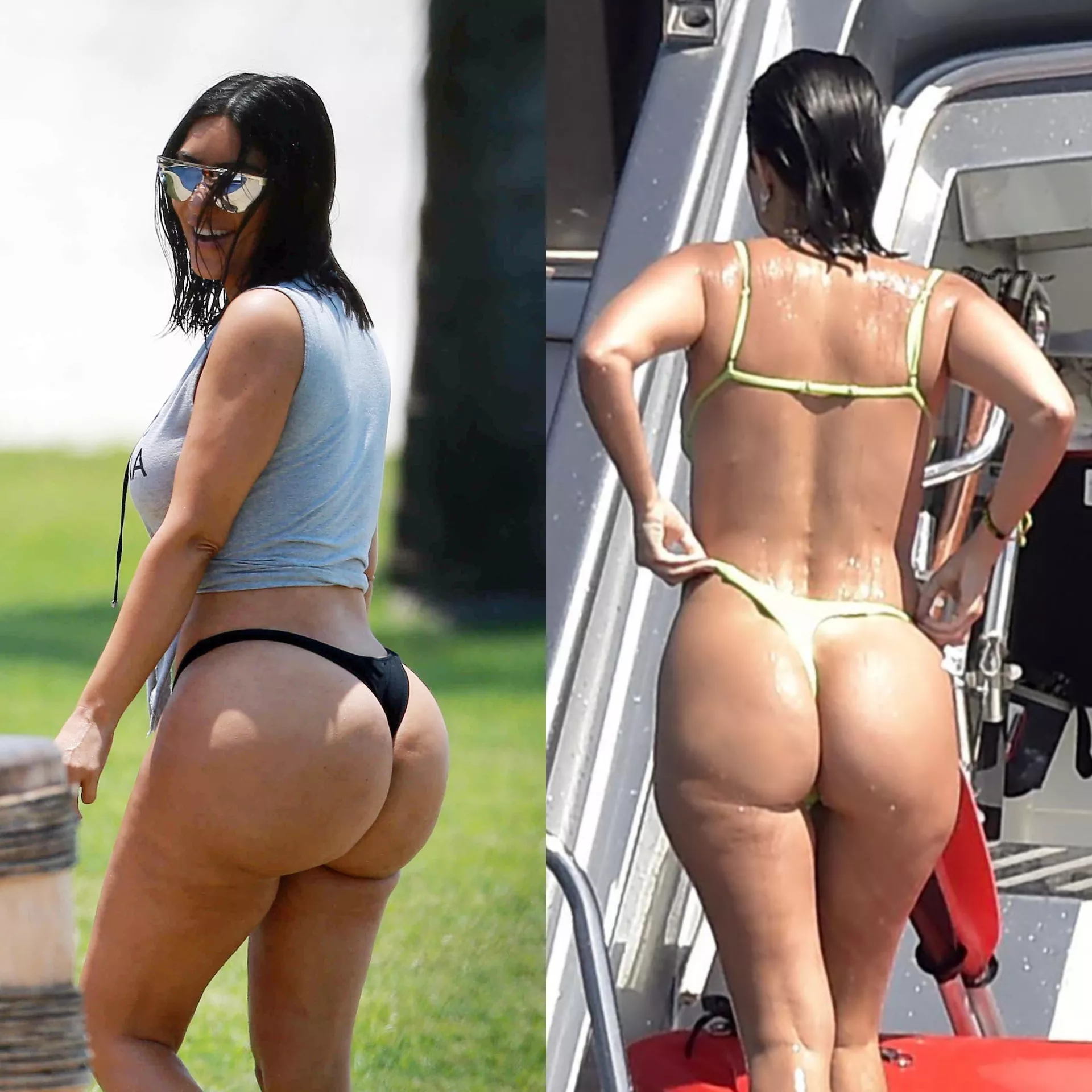 who has the best booty? kim or Kourtney