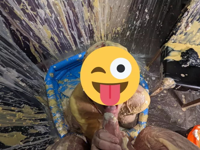 who has watched my latest video? things got REAL messy! *Face on profile*