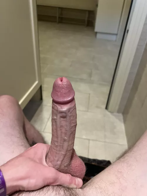 Who is joining me in the gym toilets?