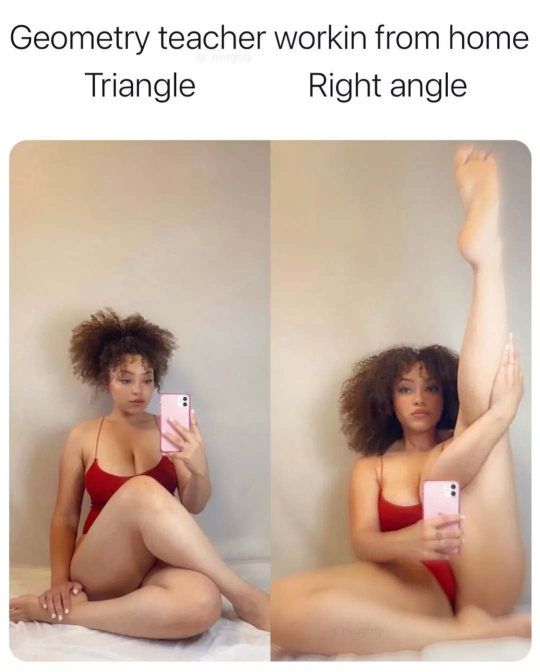 Who is she? And don't say a geometry teacher 🤣