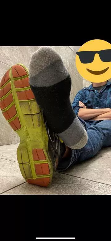 Who likes sweaty work socks? Who likes sweaty work socks?