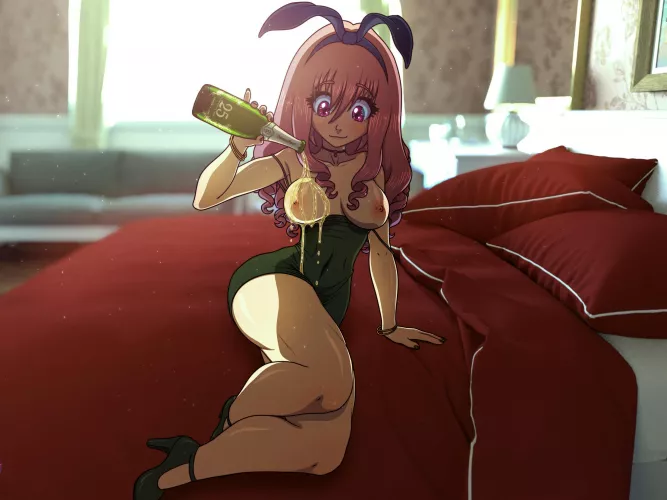 Who needs glasses, when you can drink it from the nipple